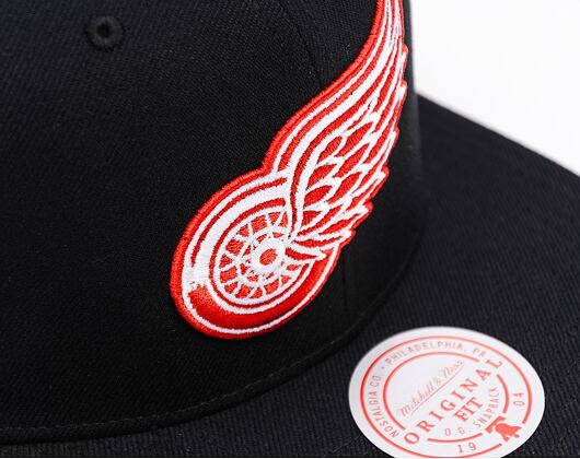 Kappe Mitchell & Ness - Conference Patch Snapback - Detroit Red Wings - Black