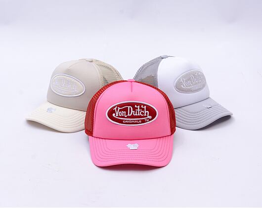 Kappe Von Dutch - Trucker Tampa - Caps - Polyester Foam - Pink/ Red