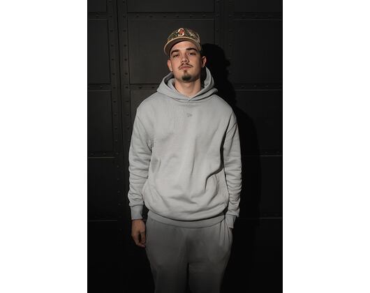 Pullover New Era - Tech Flag Oversized Hoodie - Dolphin Grey