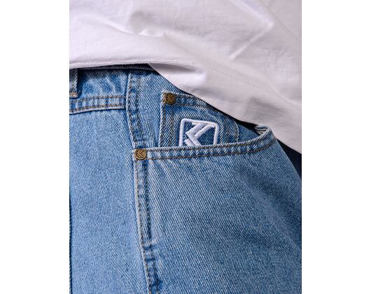 Hose Karl Kani Small Signature Baggy Five Pocket Denim vintage mid blue