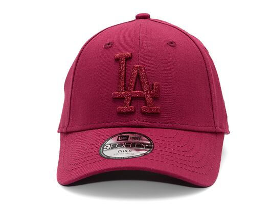 Kinder Kappe New Era - MLB Metallic 9FORTY - LA Dodgers - Burgundy