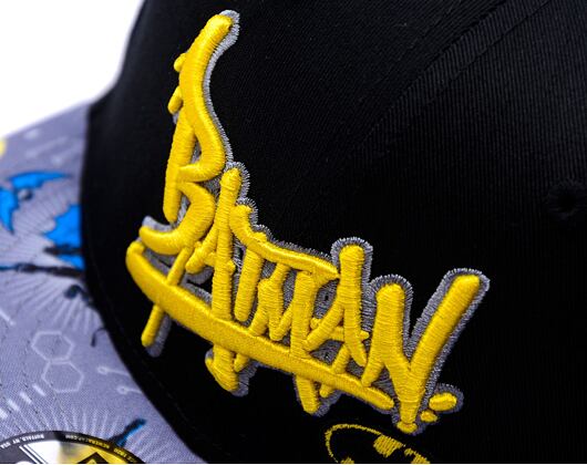 Kinder Kappe New Era - Warner Bros Batman 9FIFTY - Black / Yellow