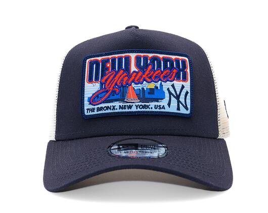 Kappe New Era - MLB City Patch 9FORTY Trucker - NY Yankees - Navy
