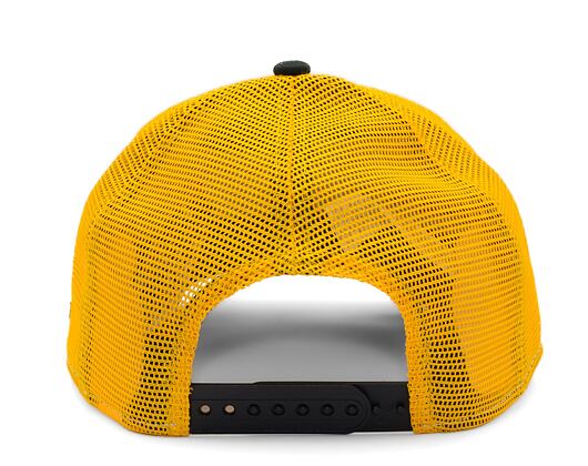 Kappe New Era - Summer Patch 9FORTY Trucker - Black / Grilled Yellow