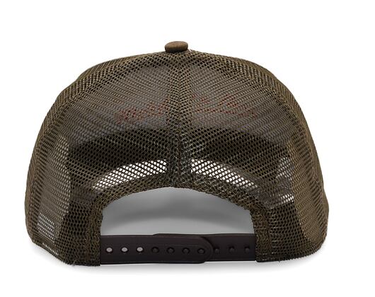 Kappe New Era - Motosport 9FORTY Trucker - Cream / Brown