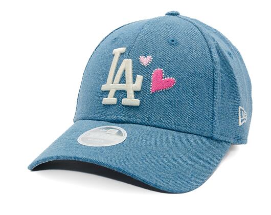 Damen Kappe New Era - MLB Denim Icon 9FORTY - LA Dodgers - Navy / White