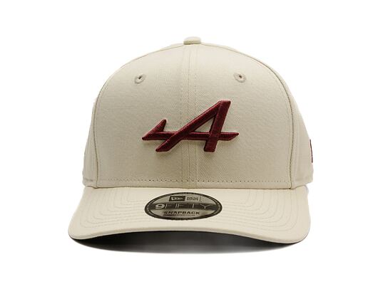 Kappe New Era - F1 Seasonal 9FIFTY Original Fit - Alpine Racing - Cream / Burgundy