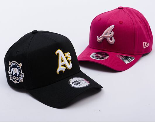 Kappe New Era - MLB World Series Patch 9FORTY A-Frame - Oakland Athletics - Black / Gold