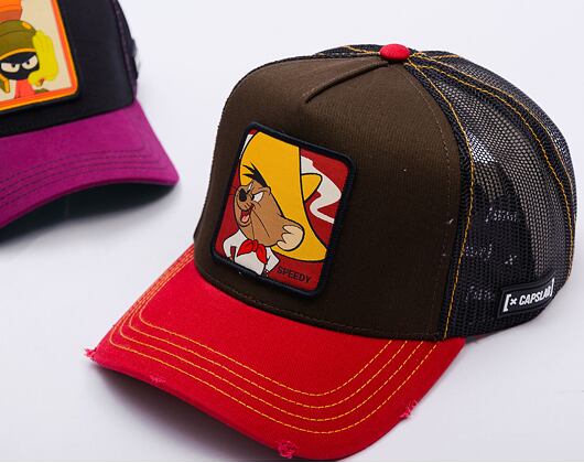 Kappe Capslab - Trucker Looney Tunes - Speedy - Brown/Red