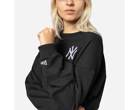 Damen Pullover New Era - MLB Essential Crewneck - NY Yankees - Black / White