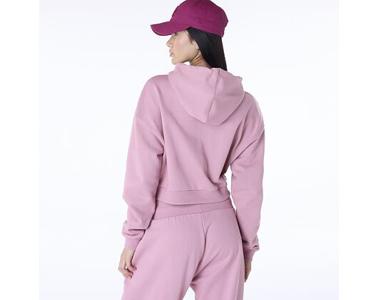 Damen Pullover New Era - MLB Floral Graphic Crop Hoodie - LA Dodgers - Pink