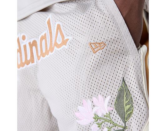 Shorts New Era - MLB Floral Mesh - St. Louis Cardinals - Off White