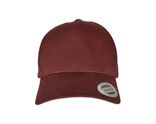 Kappe Yupoong 5-Panel Curved Classic Snapback burgundy