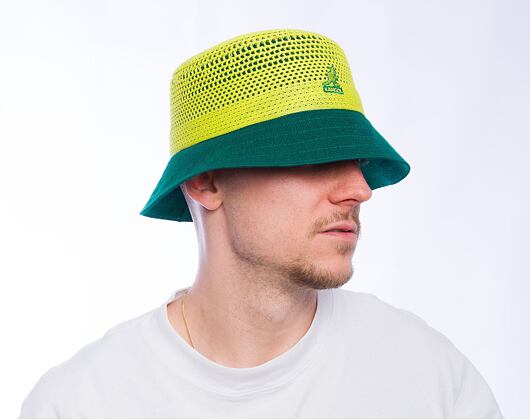 Hut Kangol - Double Mesh Lahinch - Sulphur/Masters Green