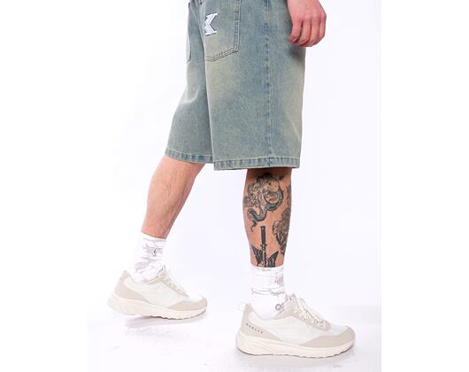 Shorts Karl Kani OG Denim Baggy Jorts bleached blue