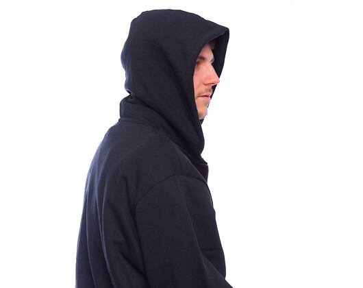 Pullover Karl Kani - Woven Signature Kani Os Zip Hoodie - black/rose