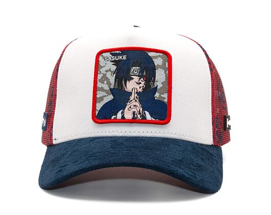 Kappe Capslab X Naruto - Sasuke Itachi - Serge Coton Mesh Imprime