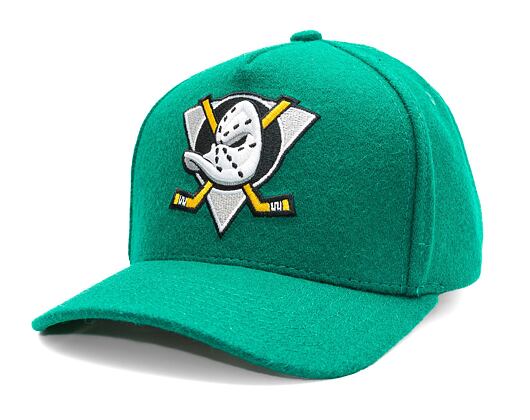 Kappe Mitchell & Ness - Anaheim Ducks - Kicking Wool Pro Strapback Vntg - Teal