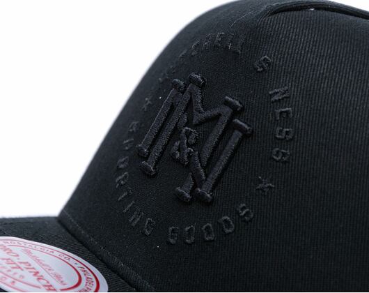 Kappe Mitchell & Ness - Branded Interlock Crest Pro Snapback - Branded - Black
