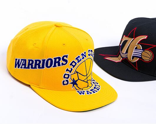 Kappe Mitchell & Ness - Golden State Warriors - Big Time Snapback Hwc - Yellow