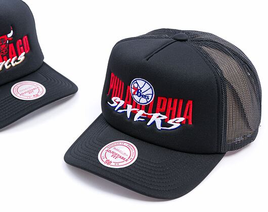 Kappe Mitchell & Ness - Philadelphia 76Ers - Year Of The Snake Trucker Hwc - Black