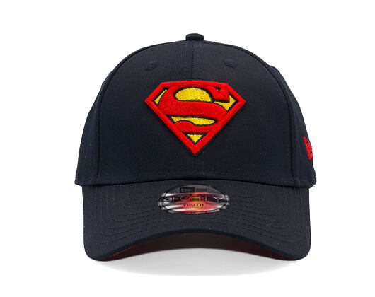 Kinder Kappe New Era - WARNER BROS DC Print 9FORTY - Superman - Navy