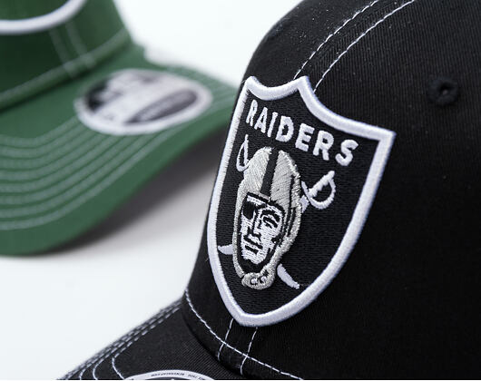Kappe New Era - NFL Contrast Stitch 9SEVENTY Stretch-Snap - Las Vegas Raiders - Black
