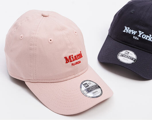Kinder Kappe New Era - Branded City 9TWENTY - Pink / Scarlet
