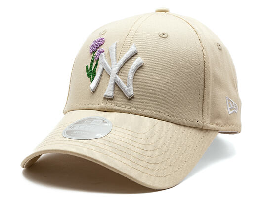 Damen Kappe New Era - MLB Beaded 9FORTY - NY Yankees - Cream