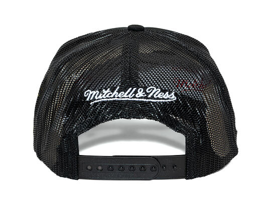 Kappe Mitchell & Ness - NBA Big Champ Trucker - Golden State Warriors - Black
