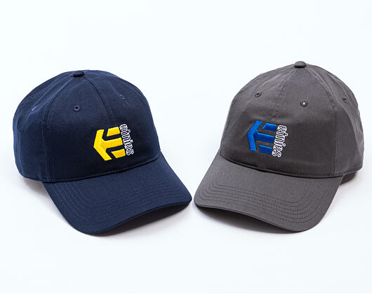 Kappe Etnies - Corp Combo Snapback - Navy/Yellow/White