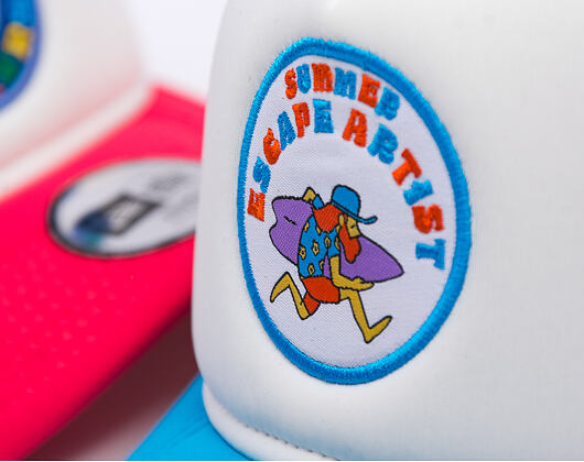 Kinder Baseballkappe New Era - Branded Graphic Patch 9FORTY Trucker - Blau