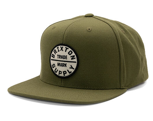 Kappe Brixton - Oath Iii Snapback - Olive Surplus/Whitecap