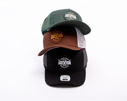 Kappe Brixton - Gibson C Np Mp Trucker Hat - Deep Forest/Deep Forest