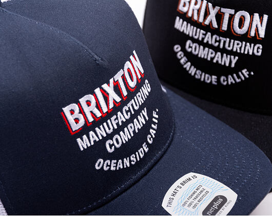 Kappe Brixton - Redoubt C Np Mp Trucker Hat - Navy/White/White