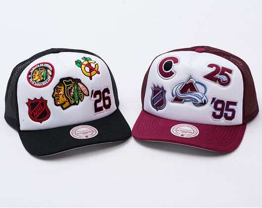 Kappe Mitchell & Ness - Gridlock Trucker - Chicago Blackhawks - White