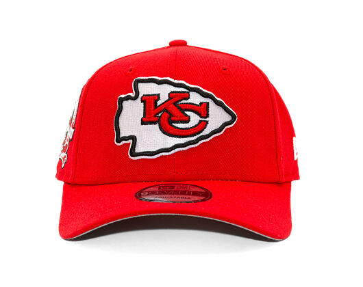 Kappe New Era - NFL Anniversary Patch 9SEVENTY Stretch-Snap - Kansas City Chiefs - Red