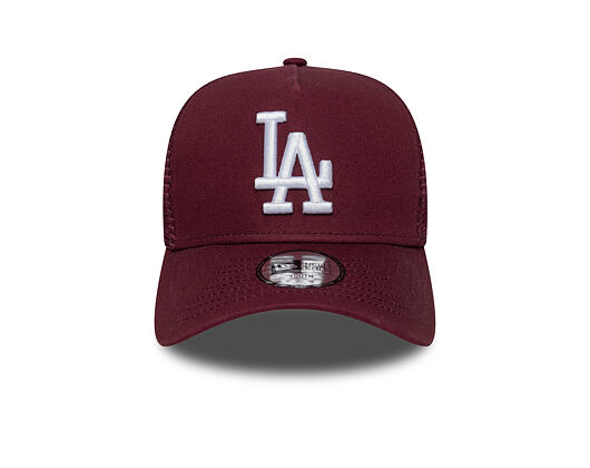 Kinder Kappe New Era - MLB League Essential 9FORTY Trucker - LA Dodgers - Burgundy / White
