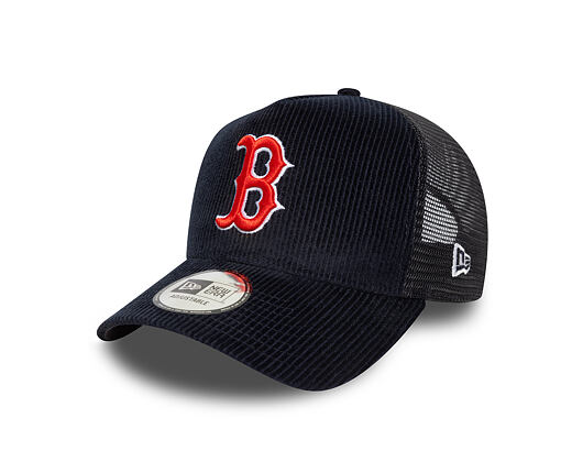 Kappe New Era - MLB Seasonal Cord 9FORTY Trucker - Boston Red Sox - Navy