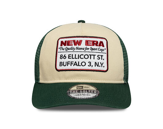 Kappe New Era - Sporty Patch Mesh Golfer 19TWENTY - Cream / Dark Green