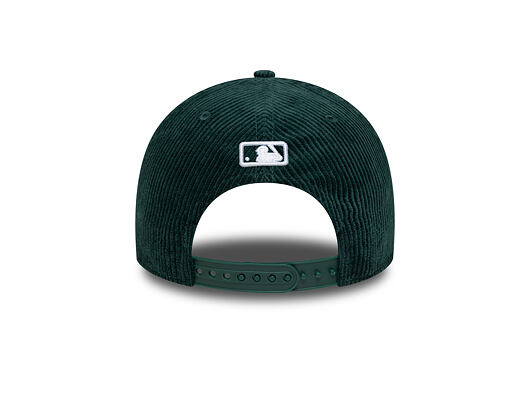 Kappe New Era - MLB Cord 9FORTY M-CROWN - Oakland Athletics - Dark Green
