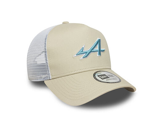 Kappe New Era - F1 Seasonal POP 9FORTY Trucker - Alpine Racing - Stone