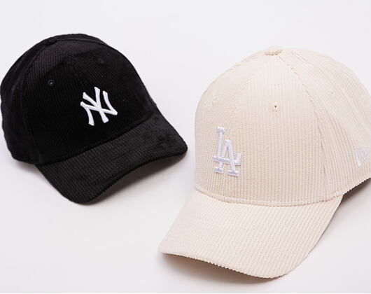 Kappe New Era - MLB Cord 9FORTY M-CROWN - LA Dodgers - Cream