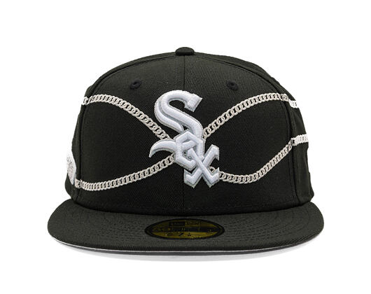 Kappi New Era - MLB Chain Wrap 59FIFTY - Chicago White Sox - Schwarz