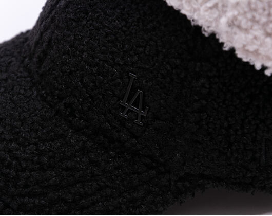 Damen Kappe New Era - MLB Borg Teddy Fleece 9FORTY - LA Dodgers - Black