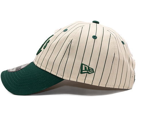 Kappe New Era - MLB Pinstripe 9TWENTY - Oakland Athletics - Dark Green
