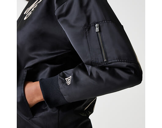 Damenjacke New Era - Satin Bomber - Black