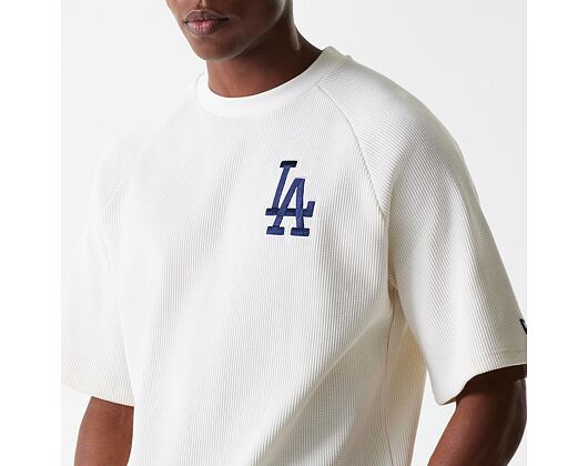 T-Shirt New Era - MLB Waffle Tee - LA Dodgers - Grey