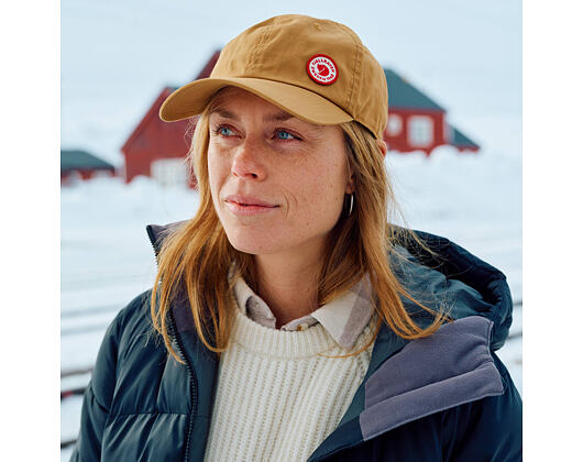 Kappe Fjällräven - Logo Cap - Beige