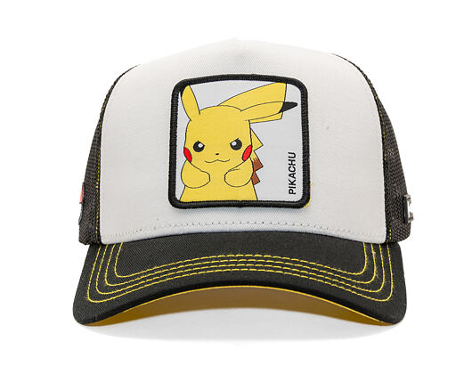 Kappe Capslab - Pokémon Trucker - Pikachu - Black / White